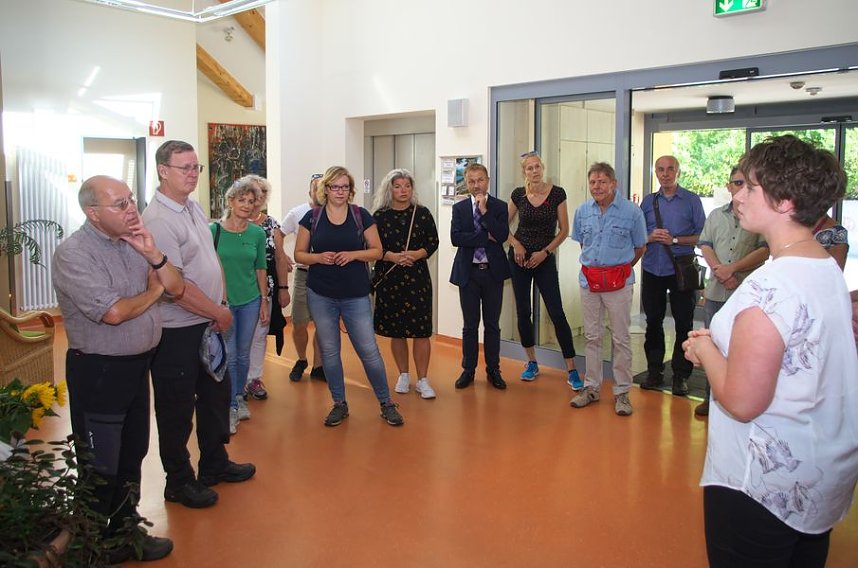 Hoher Besuch im Neust&auml;dter Hospiz