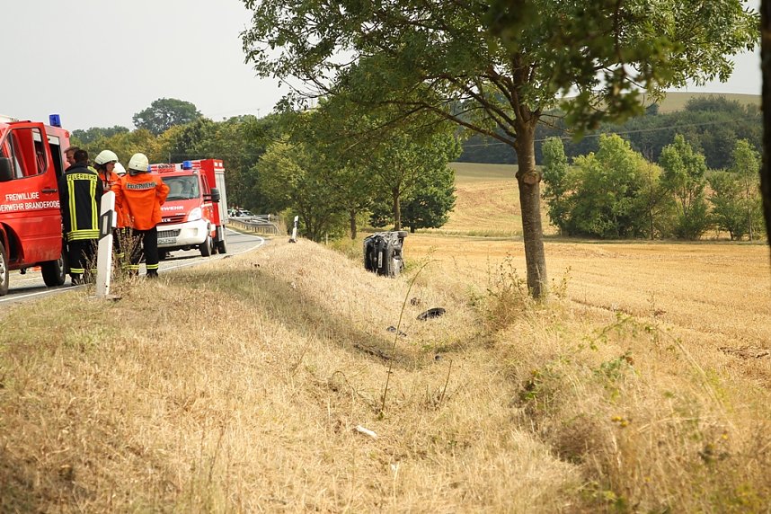 Schwerer Unfall auf der B 243