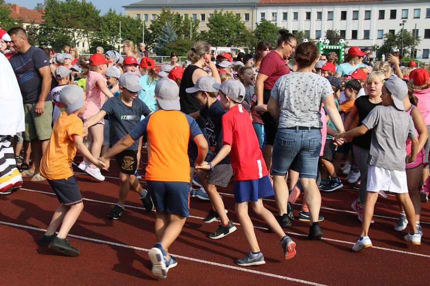 Schulanfangsaktionstag auf dem Hohekreuz-Sportplatz