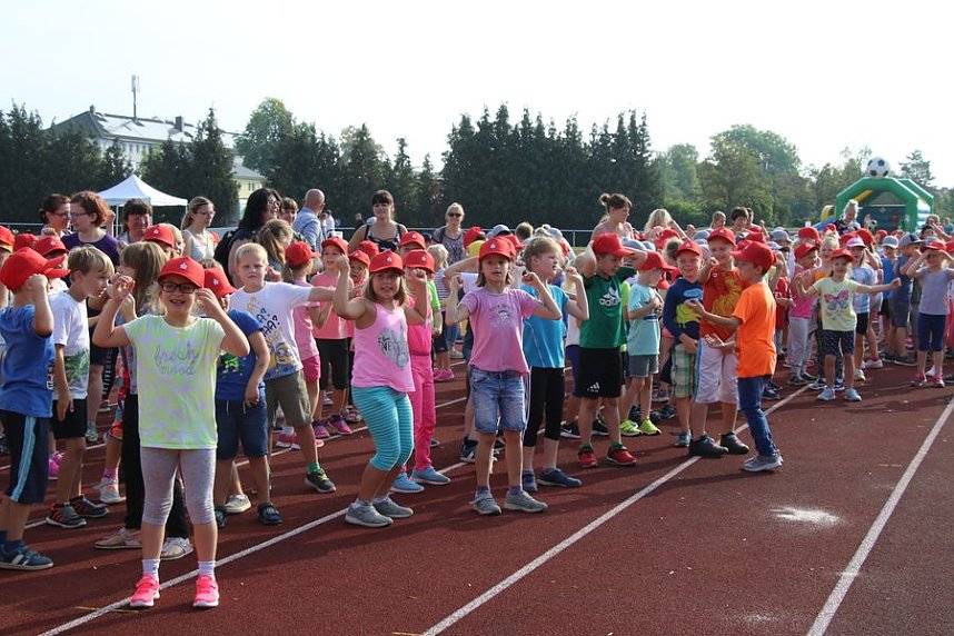 Schulanfangsaktionstag auf dem Hohekreuz-Sportplatz
