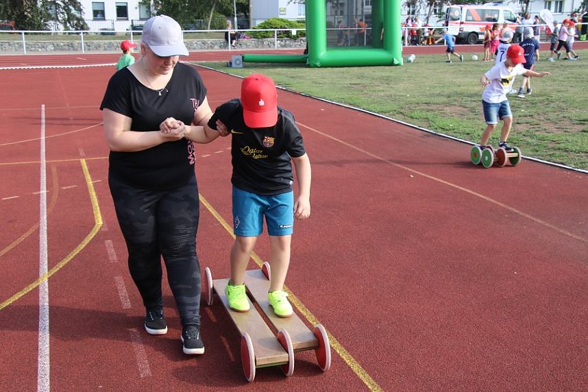 Schulanfangsaktionstag auf dem Hohekreuz-Sportplatz