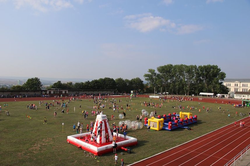 Schulanfangsaktionstag auf dem Hohekreuz-Sportplatz