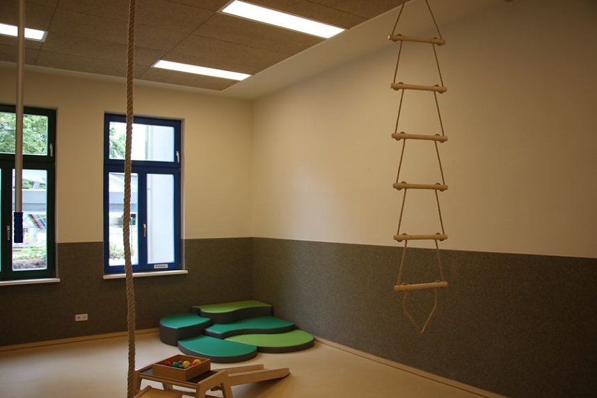 Im Kindergarten "Domino" soll ab n&auml;chster Woche wieder das Leben toben