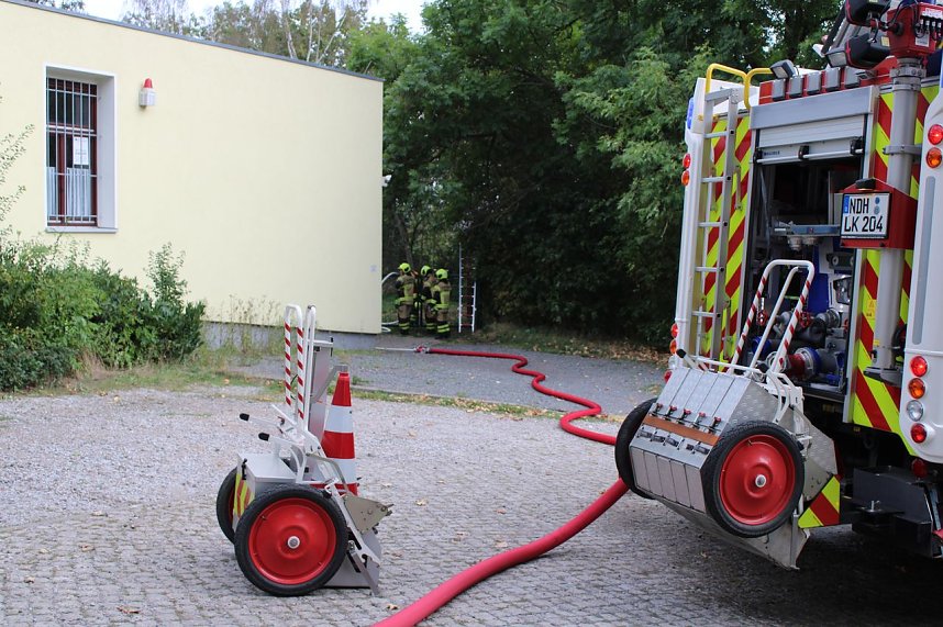 Bienenstock entz&uuml;ndet