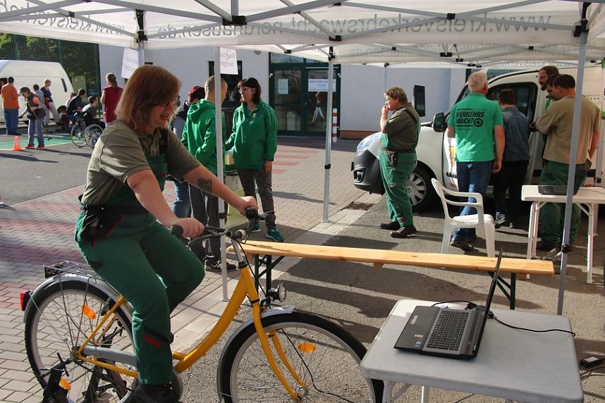 Verkehrssicherheitstag bei der Nordth&uuml;ringer Lebenshilfe