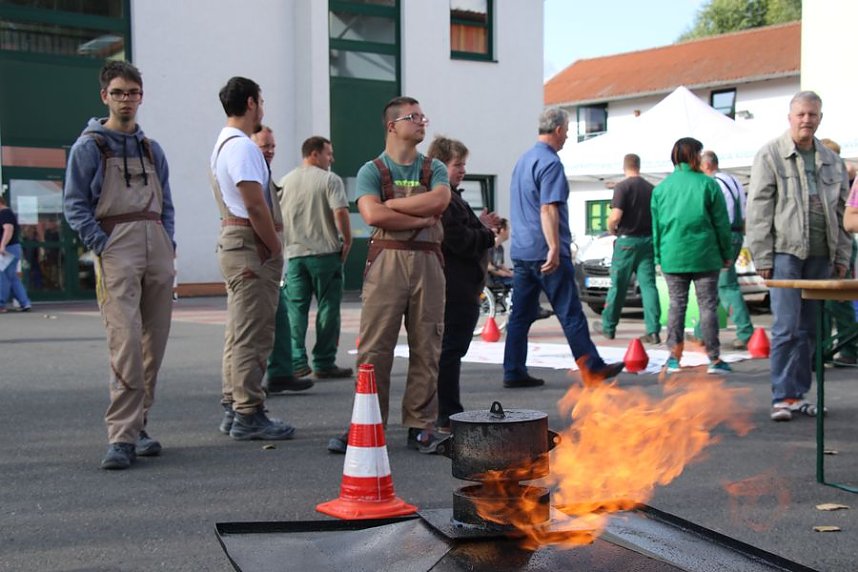 Verkehrssicherheitstag bei der Nordth&uuml;ringer Lebenshilfe