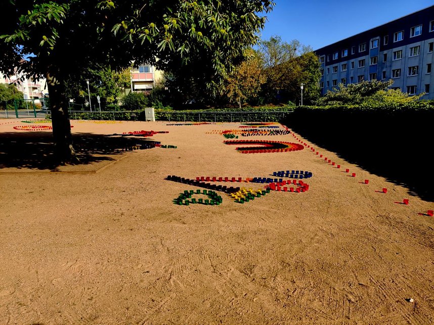 Lichterfest-Vorbereitungen