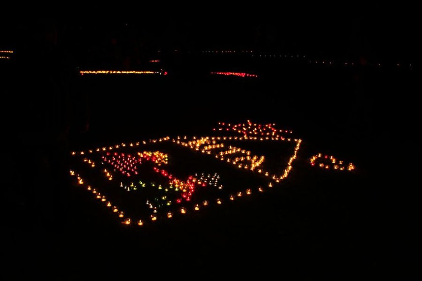 16. Lichterfest auf dem Petersberg