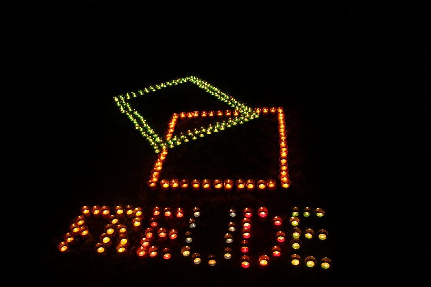 16. Lichterfest auf dem Petersberg