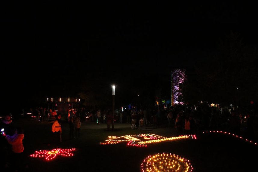 16. Lichterfest auf dem Petersberg