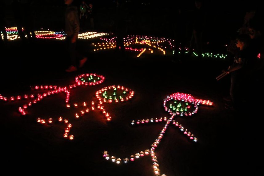 16. Lichterfest auf dem Petersberg