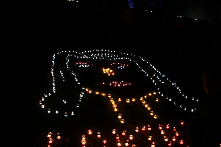 16. Lichterfest auf dem Petersberg