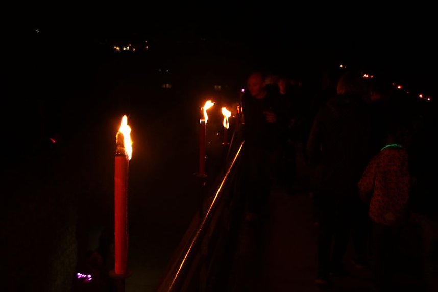 16. Lichterfest auf dem Petersberg