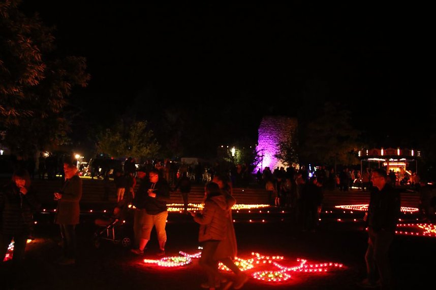 16. Lichterfest auf dem Petersberg