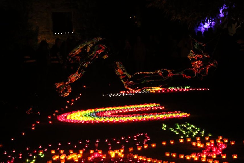 16. Lichterfest auf dem Petersberg