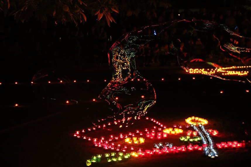 16. Lichterfest auf dem Petersberg