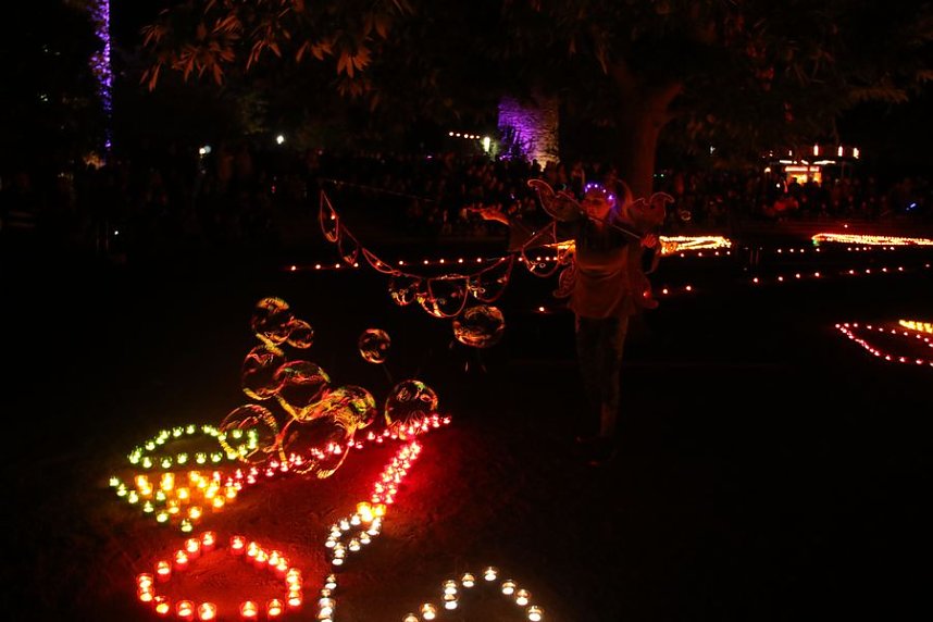 16. Lichterfest auf dem Petersberg