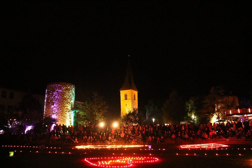 16. Lichterfest auf dem Petersberg