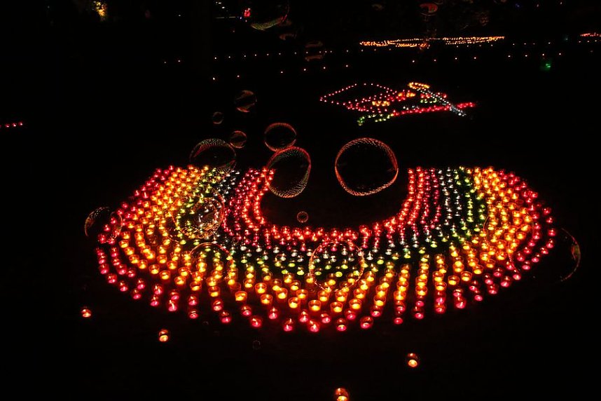 16. Lichterfest auf dem Petersberg