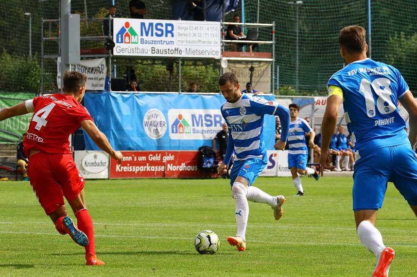 Wacker ringt Meuselwitz im Pokal nieder