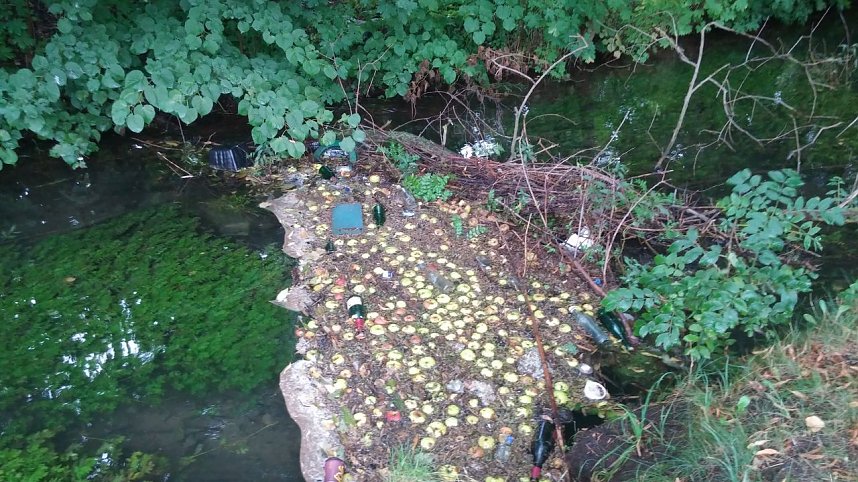 M&uuml;llinseln an der Salza