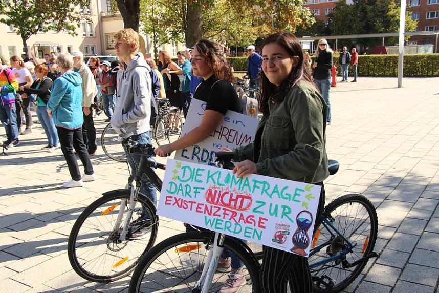 Fridays for Future Demonstration auf dem Theaterplatz