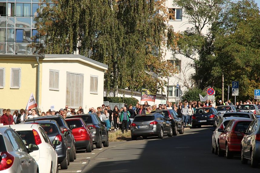 Fridays for Future Demonstration auf dem Theaterplatz