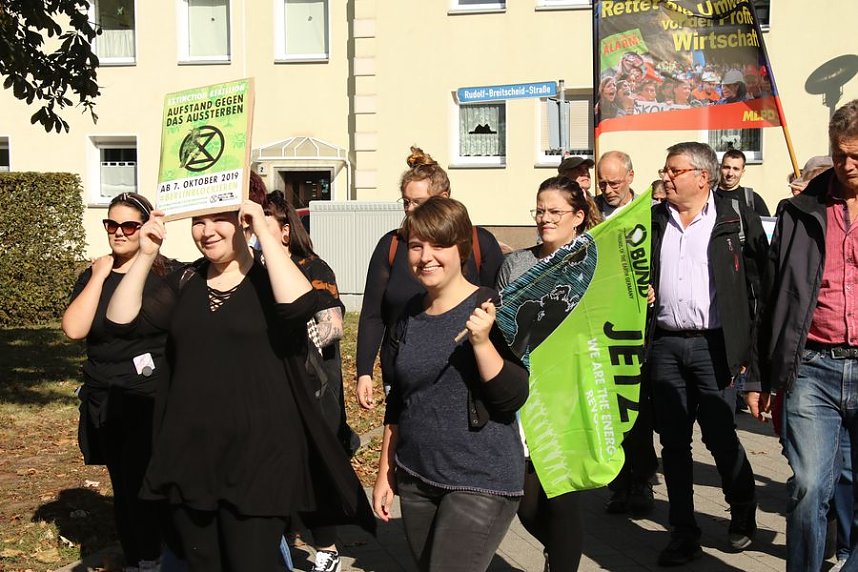 Fridays for Future Demonstration auf dem Theaterplatz