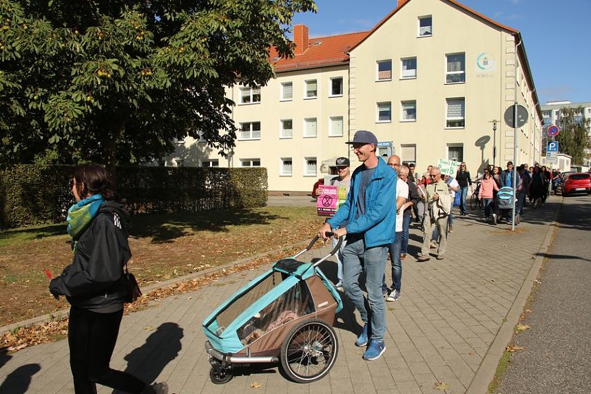 Fridays for Future Demonstration auf dem Theaterplatz