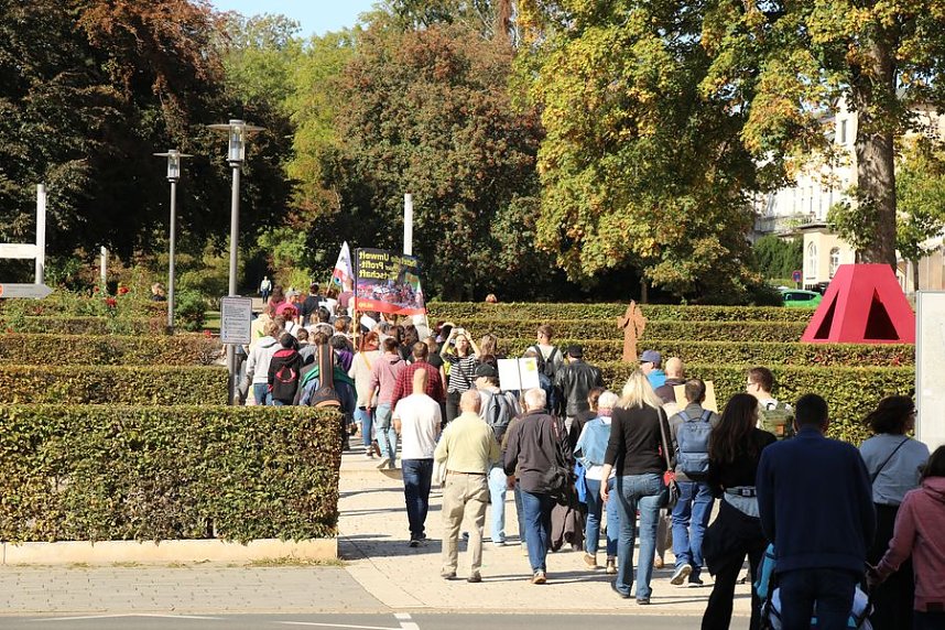 Fridays for Future Demonstration auf dem Theaterplatz
