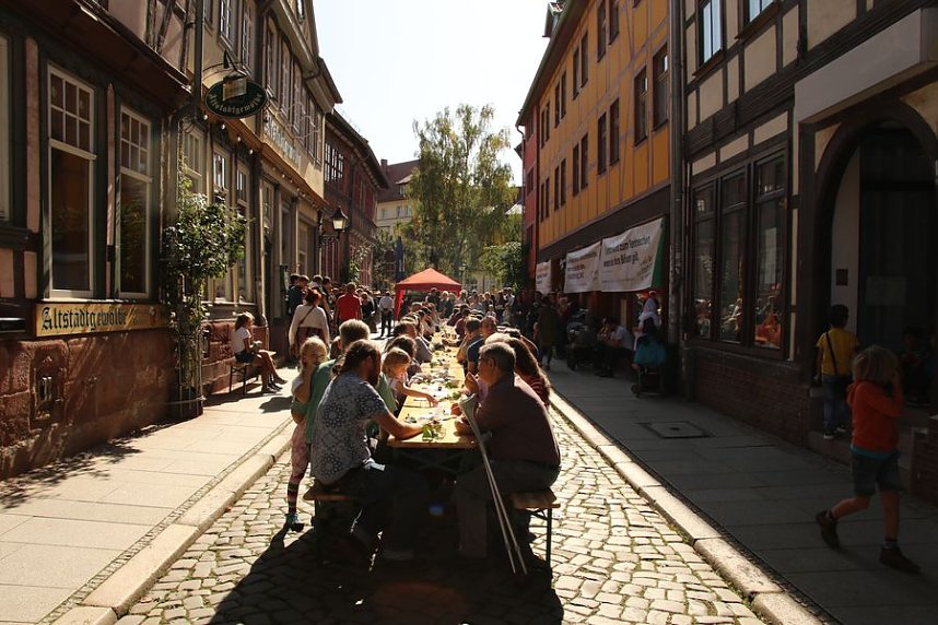 Essen der Kulturen in der Kurzen Meile