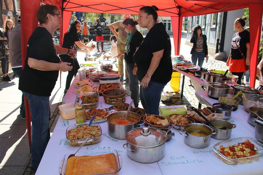 Essen der Kulturen in der Kurzen Meile