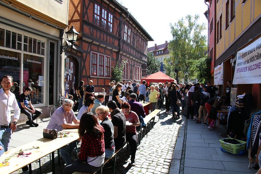 Essen der Kulturen in der Kurzen Meile