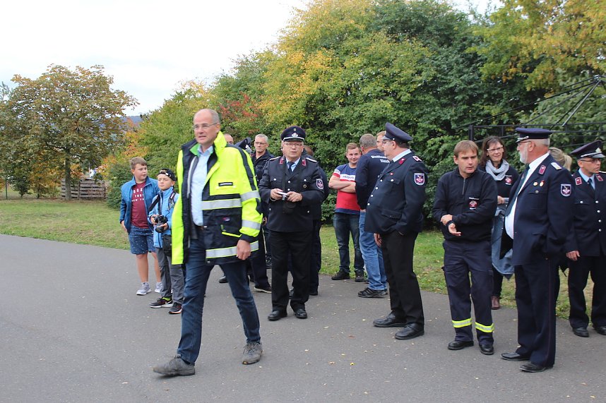 Drehleiter&uuml;bergabe Bleicherode
