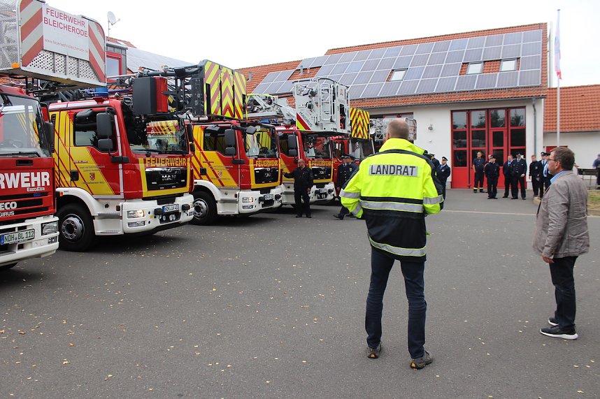 Drehleiter&uuml;bergabe Bleicherode