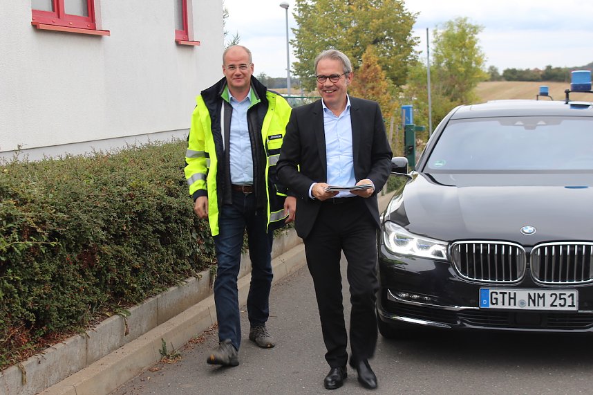 Drehleiter&uuml;bergabe Bleicherode