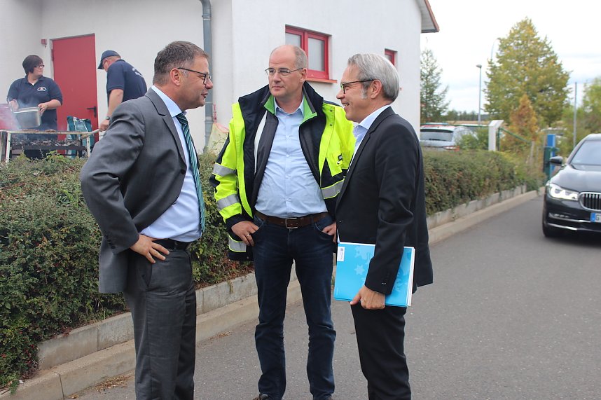 Drehleiter&uuml;bergabe Bleicherode