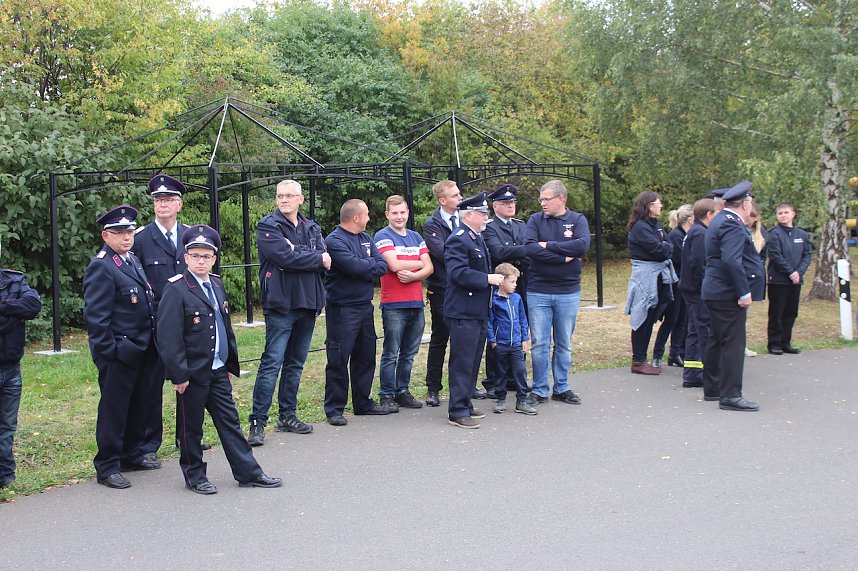 Drehleiter&uuml;bergabe Bleicherode