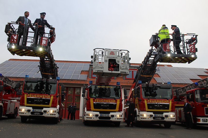Drehleiter&uuml;bergabe Bleicherode