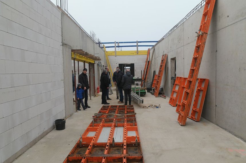 Baustelle Humboldt-Gymnasium: Verwaltungstrakt