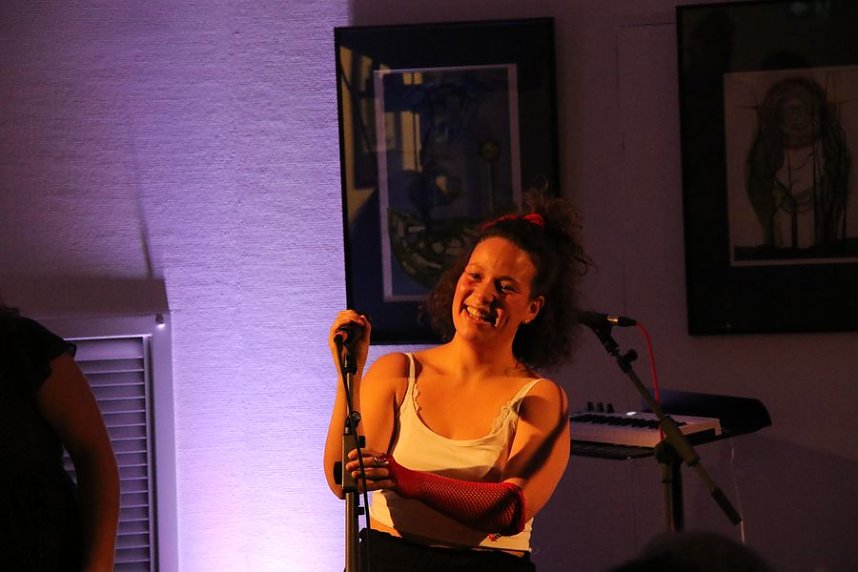 Robin Damm und Band in der Kreissparkasse Nordhausen