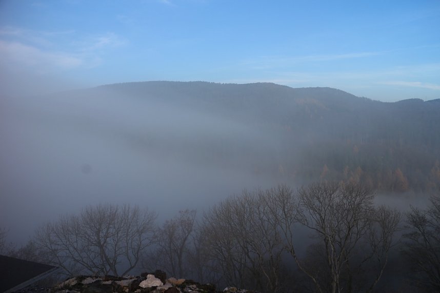 Der S&uuml;dharz, ein Nebelmeer