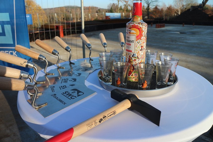 Grundsteinlegung f&uuml;r zwei neue Mehrfamilienh&auml;user in Nordhausen Nord