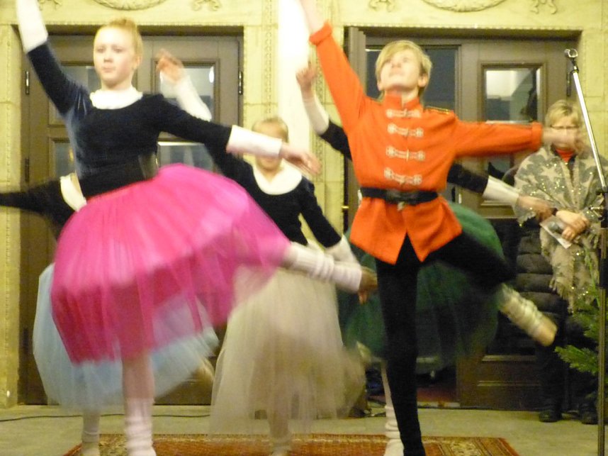 Hinter dem 8. T&uuml;rchen des Theater-Adventskalenders wartete heute Ebenezer Scrooge