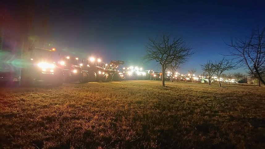 S&uuml;dharzer Bauern solidarisieren sich mit Landwirten in Holland