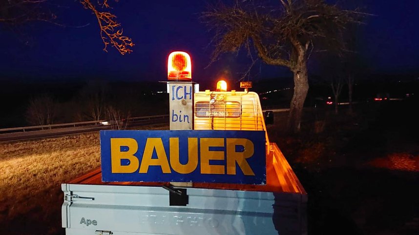 S&uuml;dharzer Bauern solidarisieren sich mit Landwirten in Holland