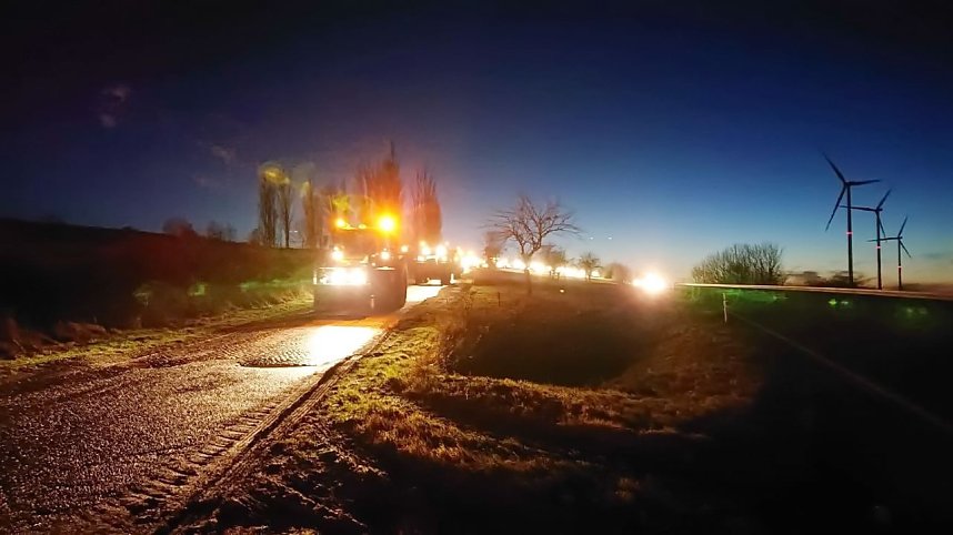 S&uuml;dharzer Bauern solidarisieren sich mit Landwirten in Holland
