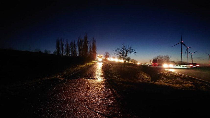 S&uuml;dharzer Bauern solidarisieren sich mit Landwirten in Holland