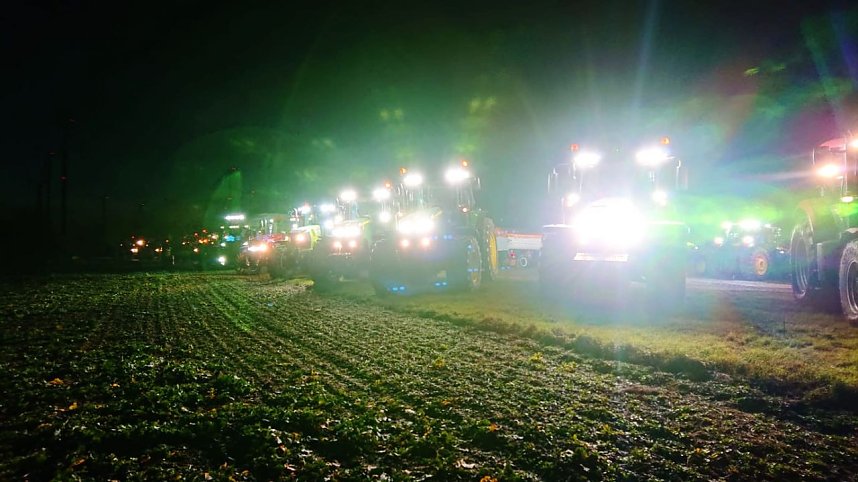 S&uuml;dharzer Bauern solidarisieren sich mit Landwirten in Holland