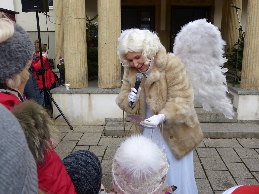Hinter dem 24. Fenstert&uuml;rchen verbarg sich heute morgen der Weihnachtsmann h&ouml;chstpers&ouml;nlich
